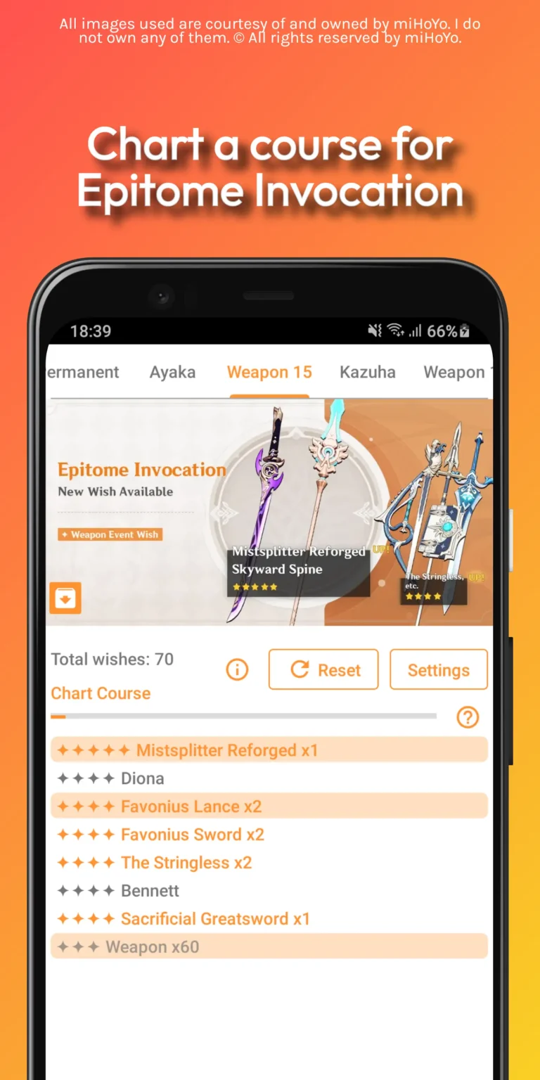Wish Simulator For Genshin MOD APK 4