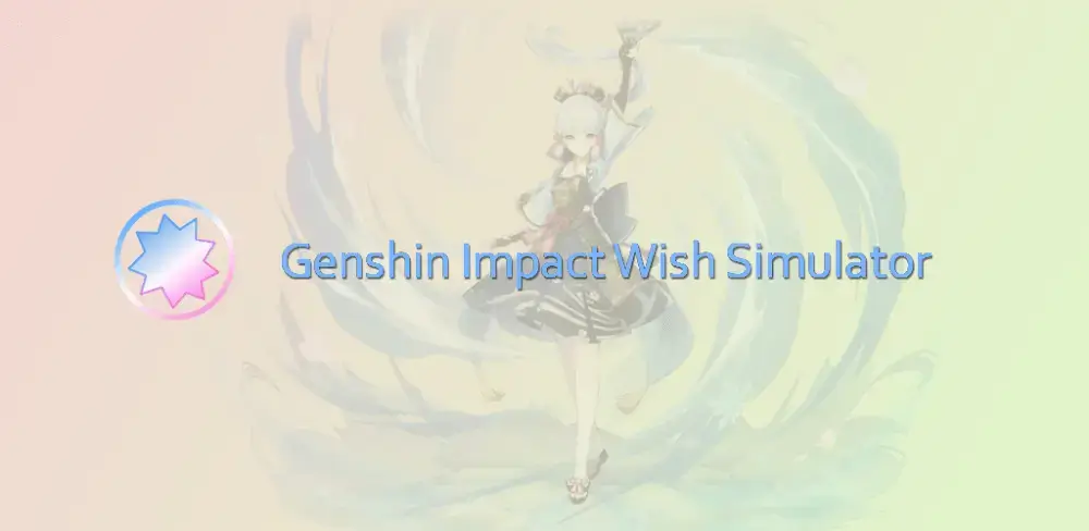 Wish Simulator For Genshin
