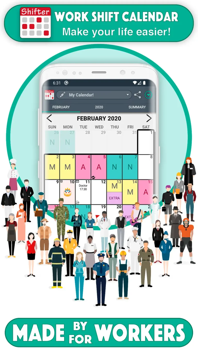 Work Shift Calendar MOD APK 1