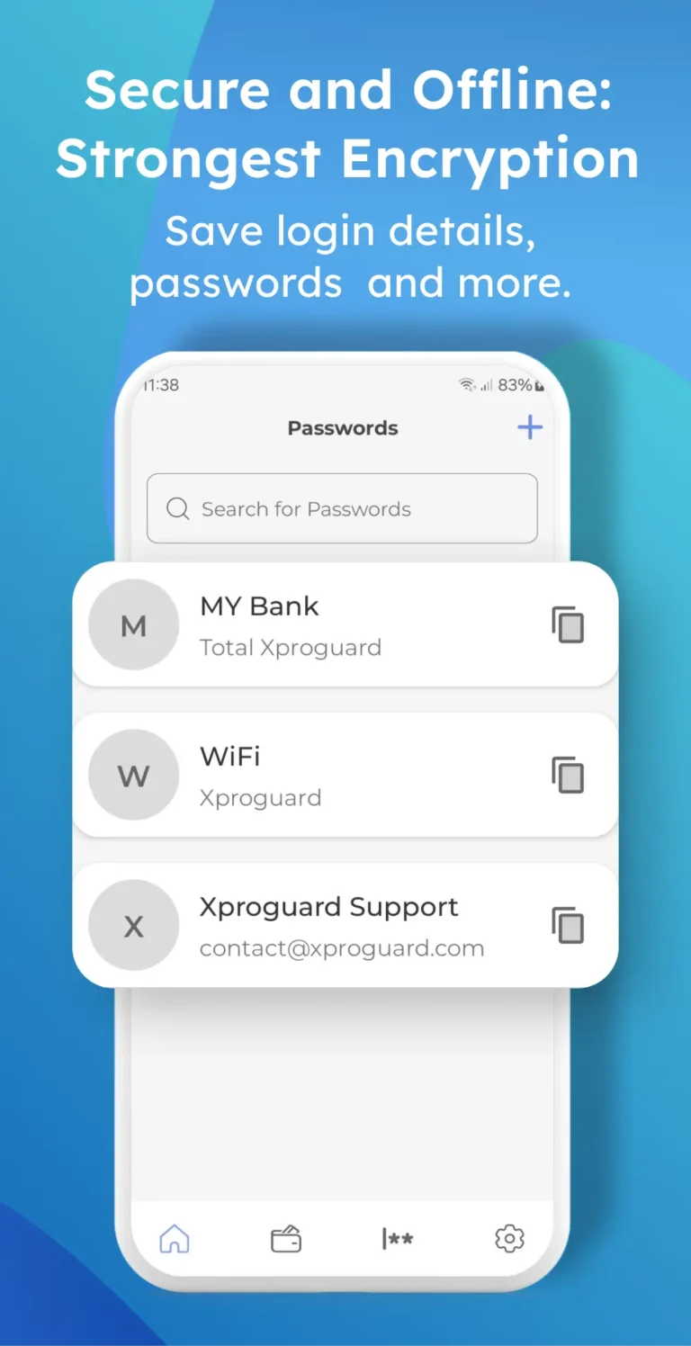 Xproguard Password Manager MOD APK 2