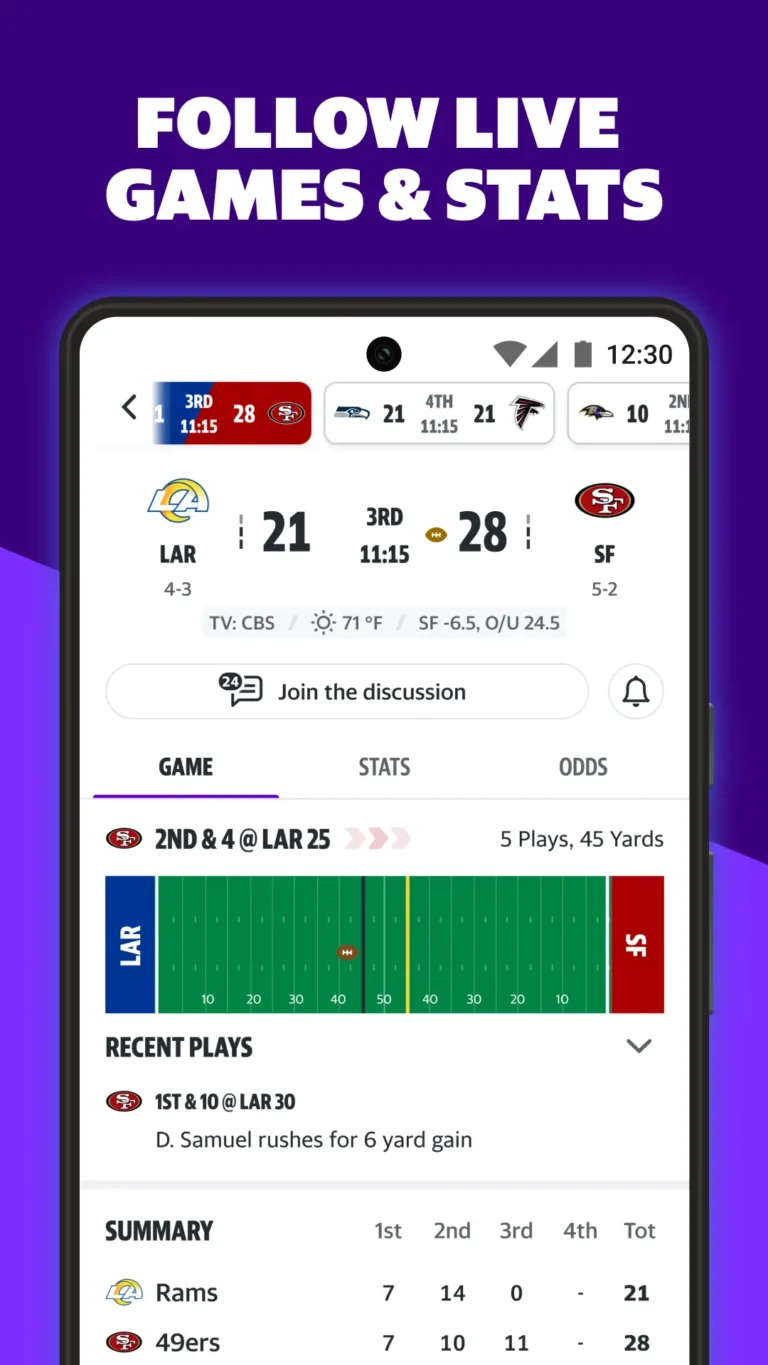 Yahoo Sports MOD APK 3