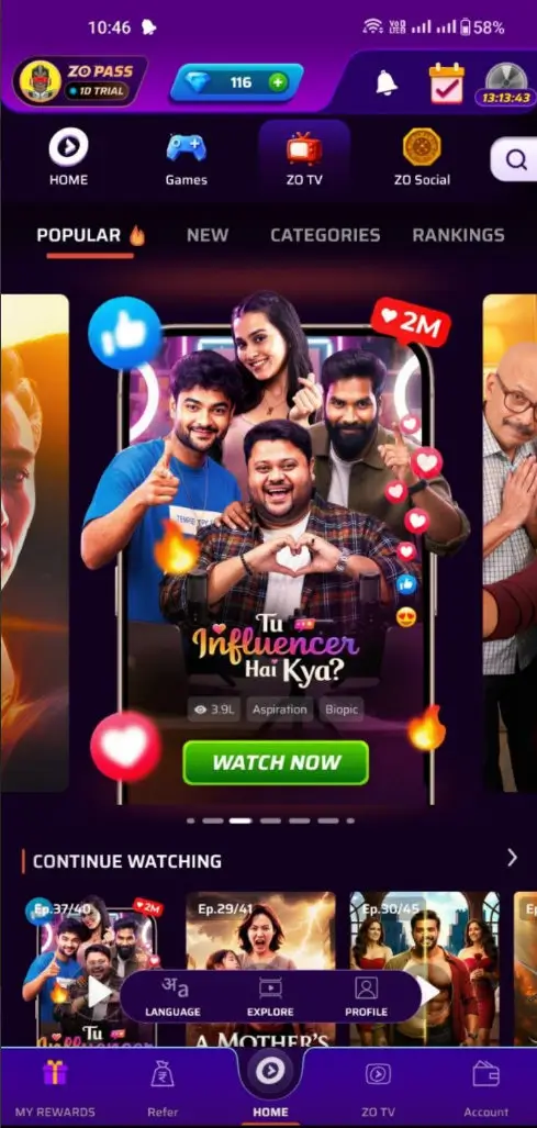 ZO TV MOD APK 1