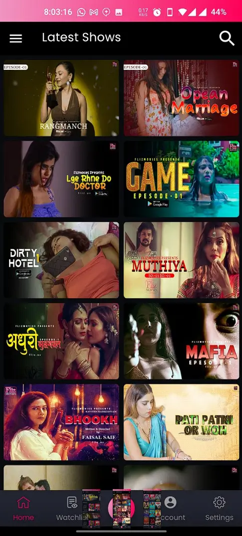 18+ Fliz Movies APK 2