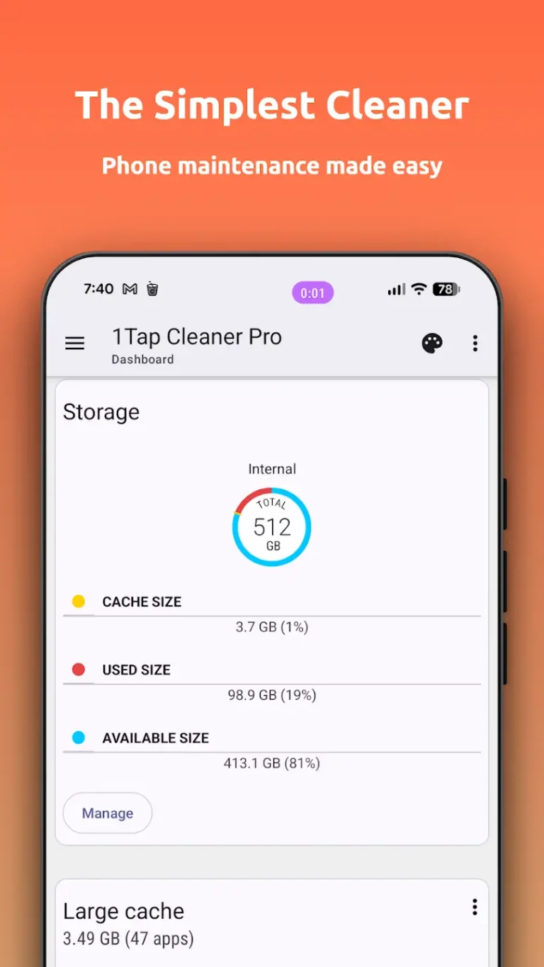 1Tap Cleaner PRO APK 2