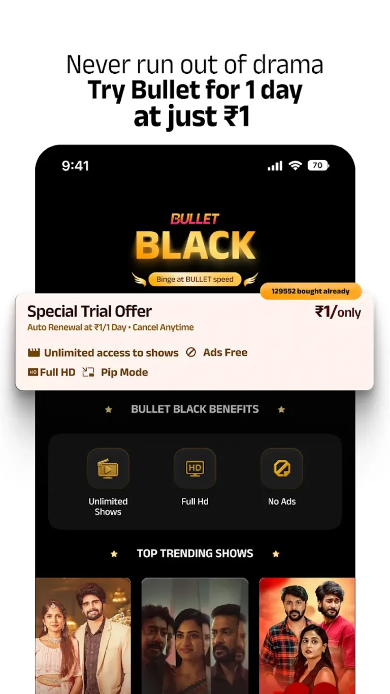 Bullet OTT MOD APK 4