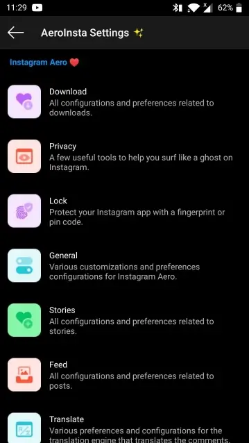 Insta Aero APK 1